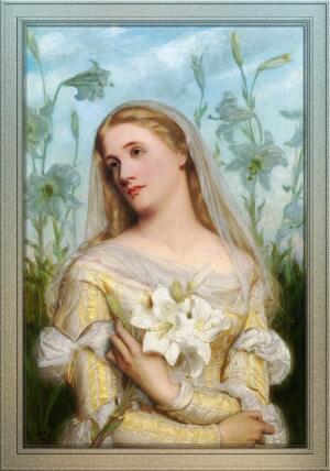 Lillies by Gustav Pope Old Masters Reproduction